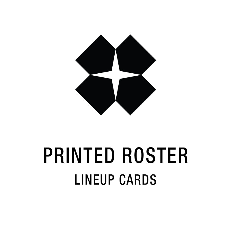 Print Coaches and Roster on Custom Replicating Lineup Cards
