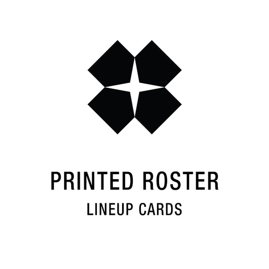 Print Coaches and Roster on Custom Replicating Lineup Cards