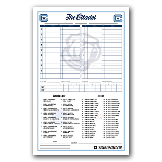 Duplicate Dugout Charts