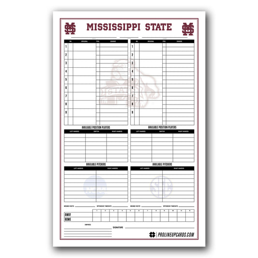 Custom Dugout Charts